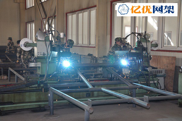 建阳螺栓球网架加工车间